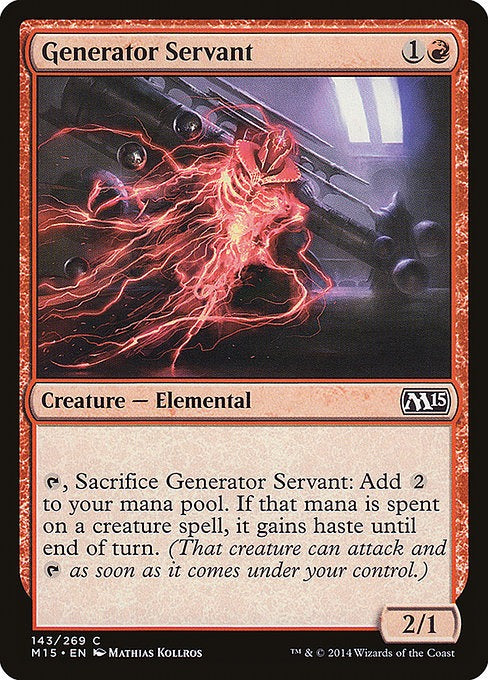 Card # 143  Generator Servant Magic 15