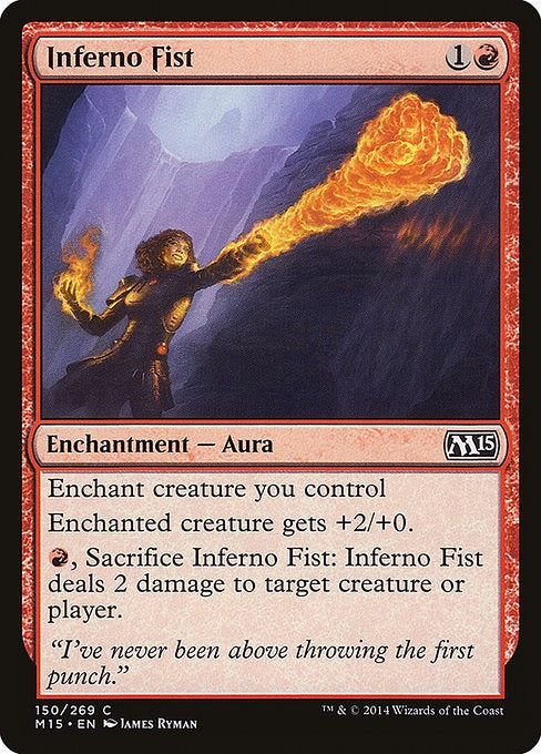 Card # 150  Inferno Fist Magic 15