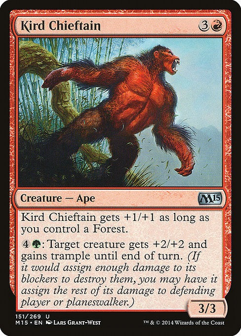 Card # 151  Kird Chieftain Magic 15