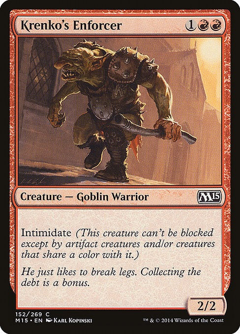 Card # 152  Krenko's Enforcer Magic 15