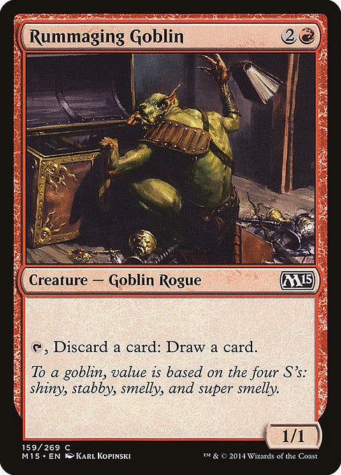 Card # 159  Rummaging Goblin Magic 15