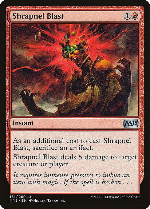 Card # 161  Shrapnel Blast Magic 15