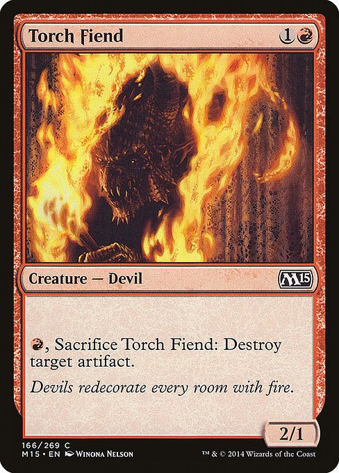 Card # 166  Torch Fiend Magic 15