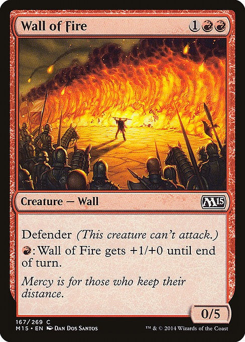 Card # 167  Wall of Fire Magic 15