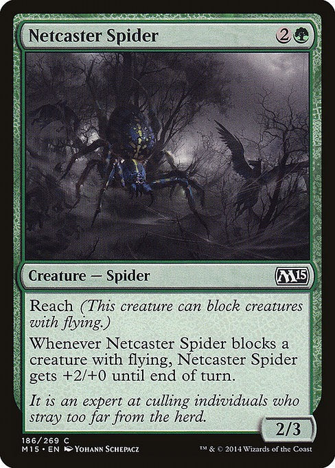 Card # 186  Netcaster Spider Magic 15