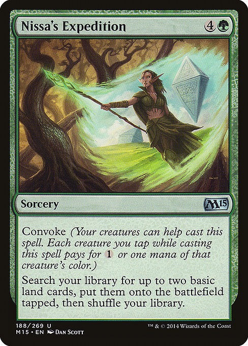 Card # 188  Nissa's Expedition Magic 15