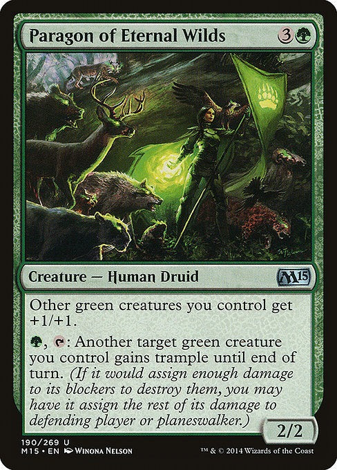 Card # 190  Paragon of Eternal Wilds Magic 15