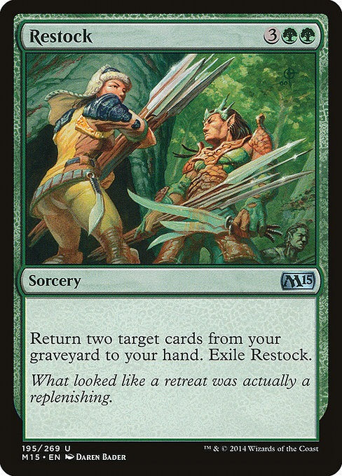 Card # 195  Restock Magic 15