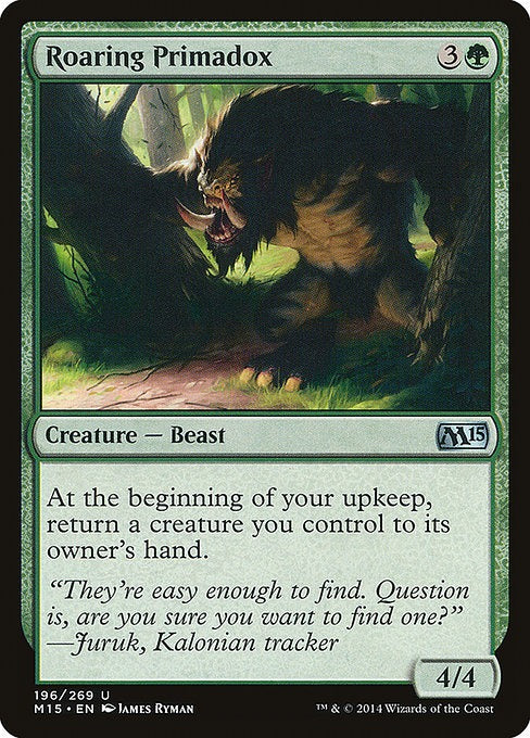 Card # 196  Roaring Primadox Magic 15