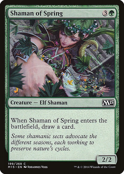 Card # 199  Shaman of Spring Magic 15