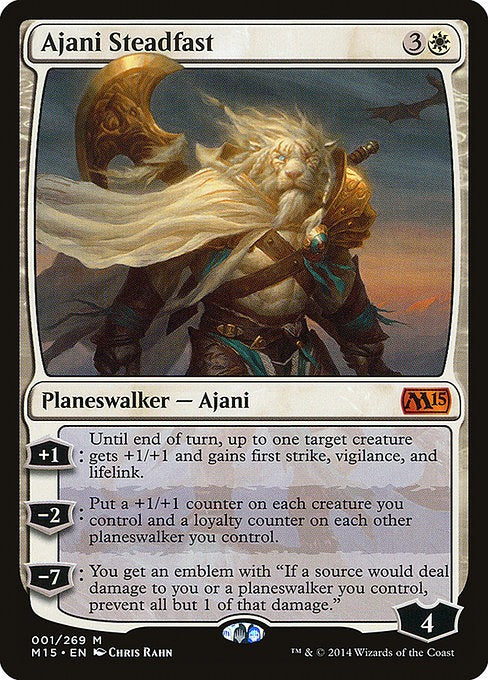 Card # 1  Ajani Steadfast Magic 15