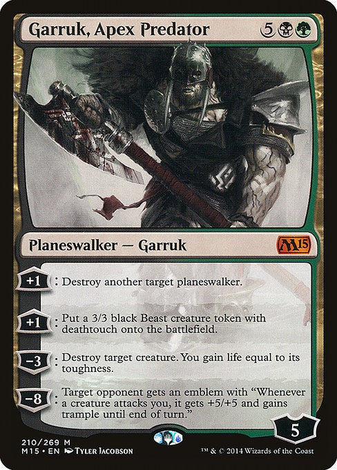 Card # 210  Garruk, Apex Predator Magic 15