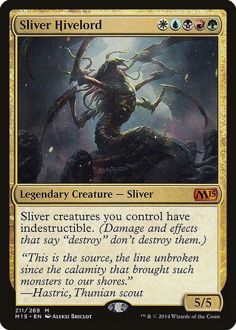 Card # 211  Sliver Hivelord Magic 15