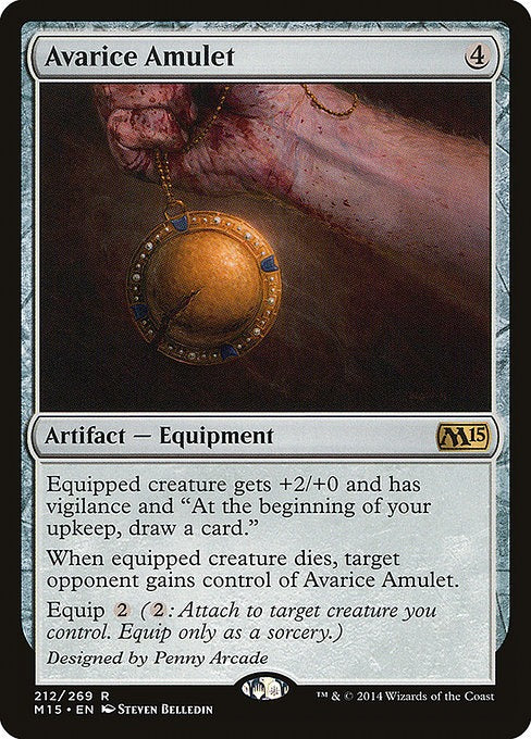 Card # 212  Avarice Amulet Magic 15