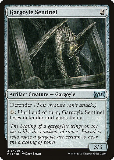 Card # 216  Gargoyle Sentinel Magic 15