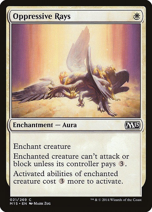 Card # 21  Oppressive Rays Magic 15