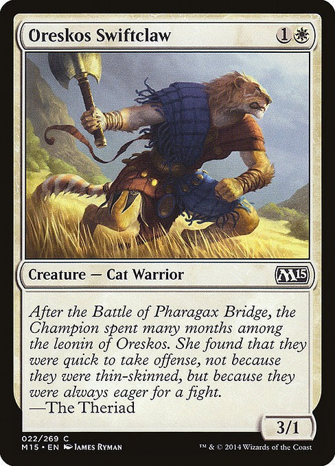 Card # 22  Oreskos Swiftclaw Magic 15