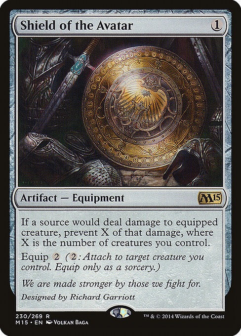 Card # 230  Shield of the Avatar Magic 15