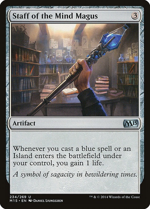 Card # 234  Staff of the Mind Magus Magic 15