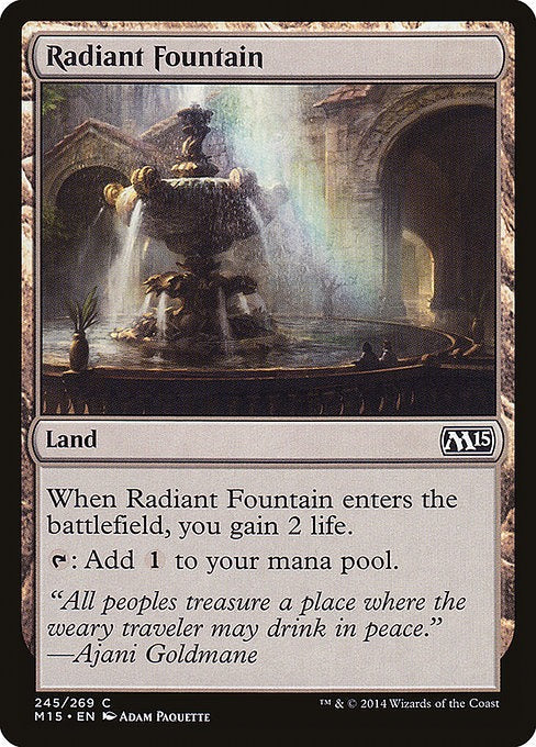 Card # 245  Radiant Fountain Magic 15