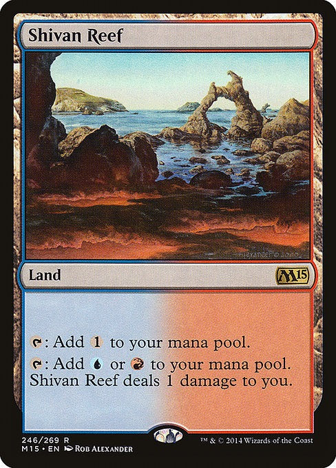 Card # 246  Shivan Reef Magic 15