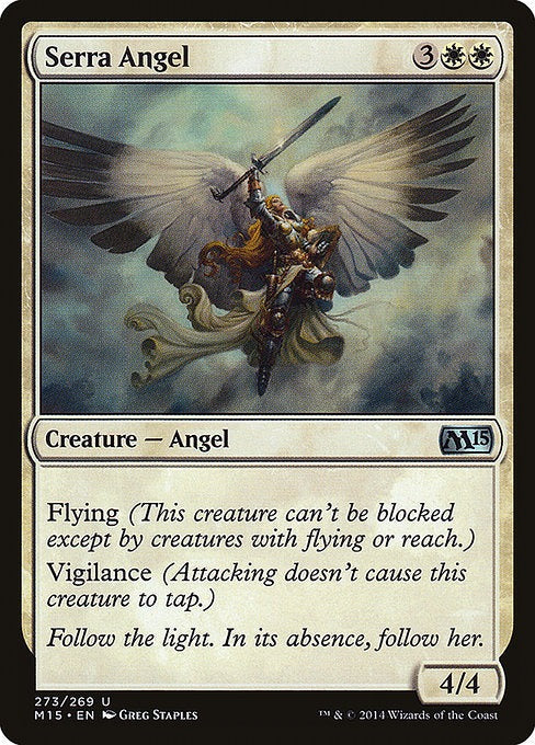 Card # 273  Serra Angel Magic 15