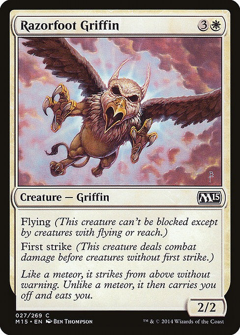 Card # 27  Razorfoot Griffin Magic 15