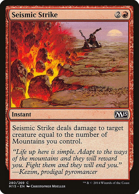Card # 280  Seismic Strike Magic 15