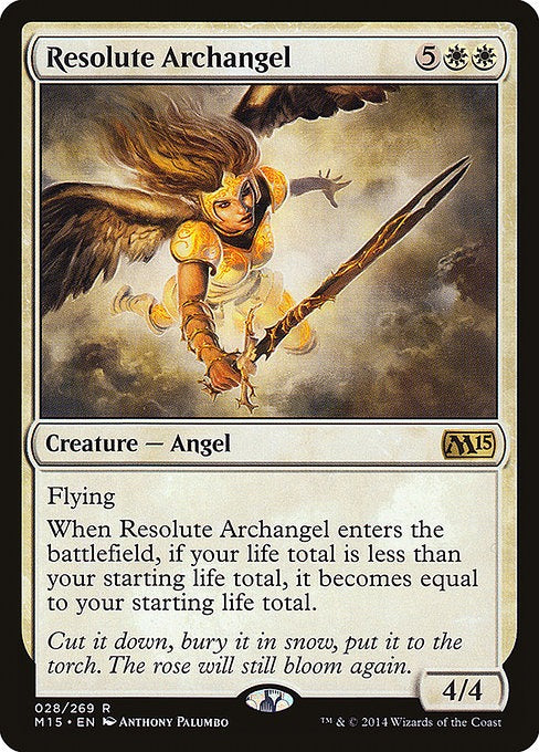 Card # 28  Resolute Archangel Magic 15