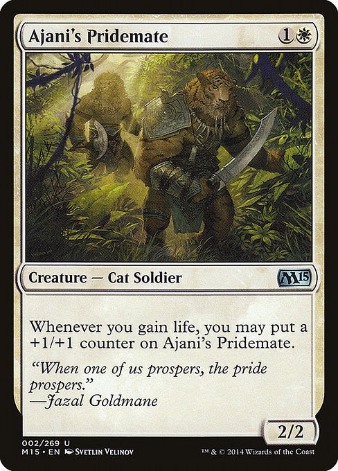 Card # 2  Ajani's Pridemate Magic 15