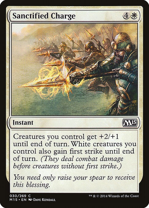Card # 30  Sanctified Charge Magic 15