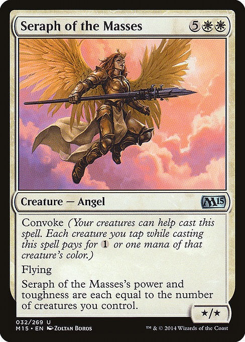 Card # 32  Seraph of the Masses Magic 15