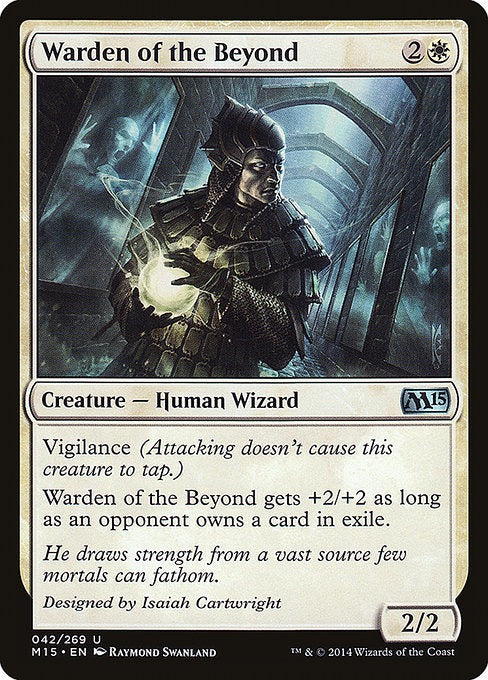 Card # 42  Warden of the Beyond Magic 15