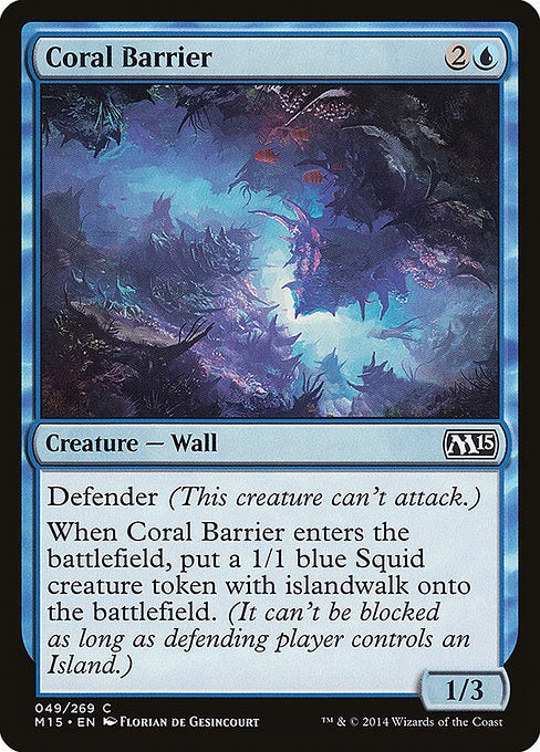Card # 49  Coral Barrier Magic 15