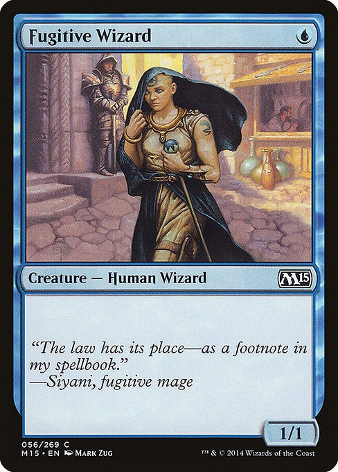 Card # 56  Fugitive Wizard Magic 15