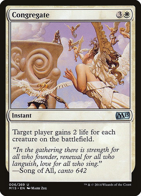 Card # 6  Congregate Magic 15
