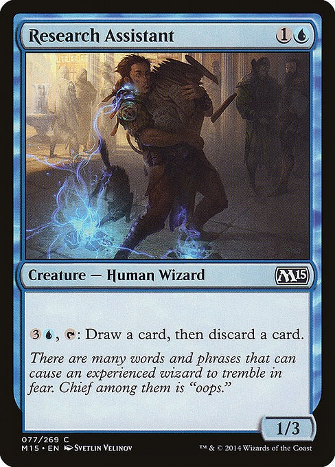 Card # 77  Research Assistant Magic 15