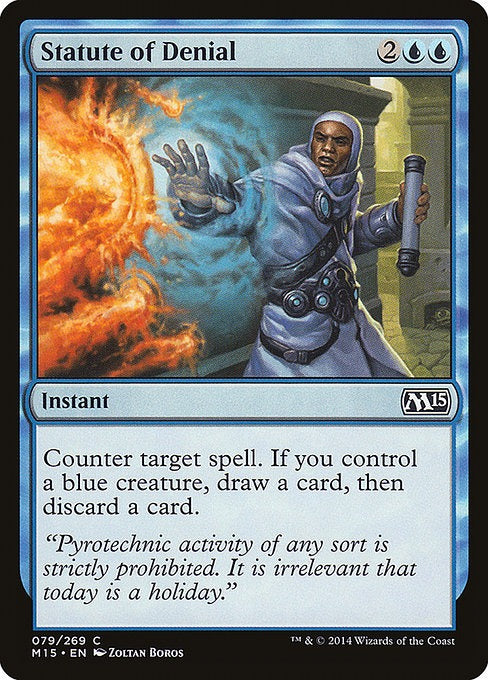 Card # 79  Statute of Denial Magic 15