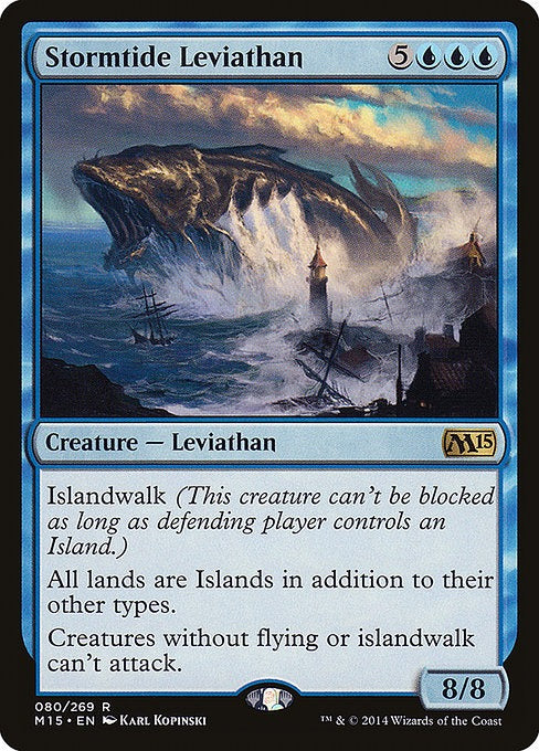 Card # 80  Stormtide Leviathan Magic 15