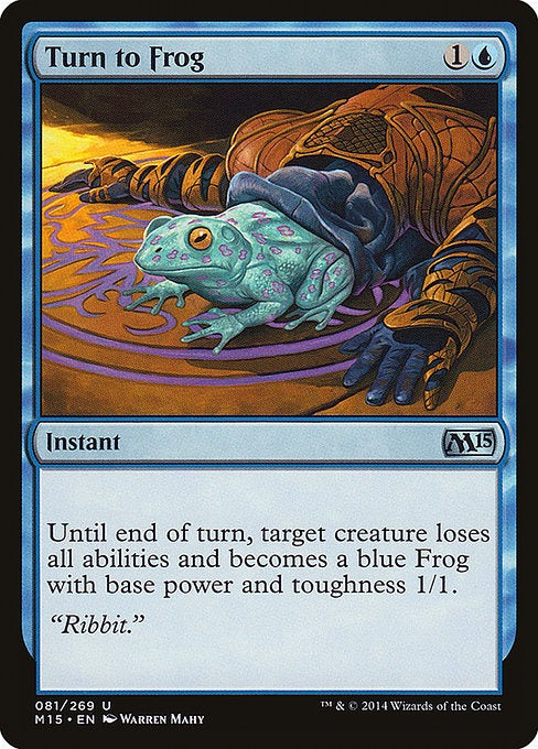 Card # 81  Turn to Frog Magic 15