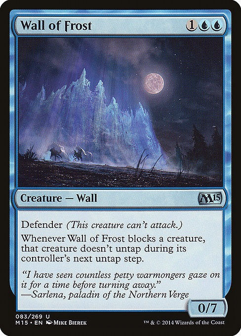 Card # 83  Wall of Frost Magic 15