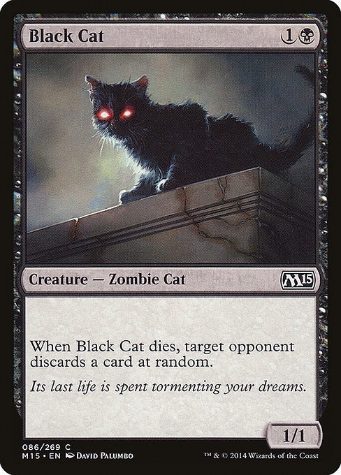 Card # 86  Black Cat Magic 15