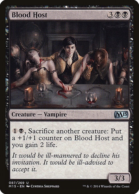 Card # 87  Blood Host Magic 15