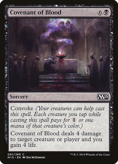 Card # 91  Covenant of Blood Magic 15