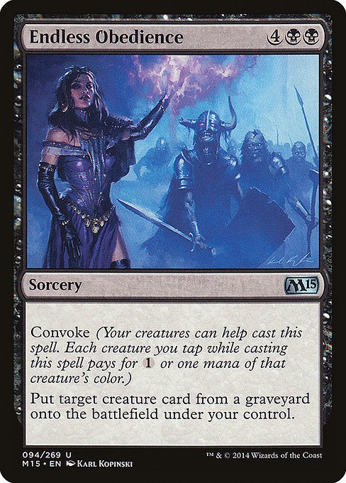 Card # 94  Endless Obedience Magic 15