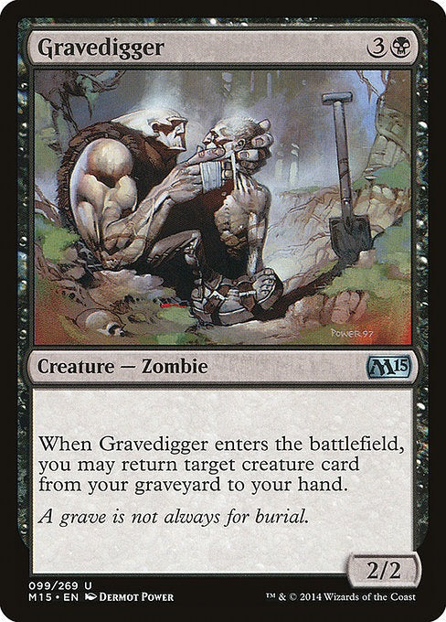 Card # 99  Gravedigger Magic 15