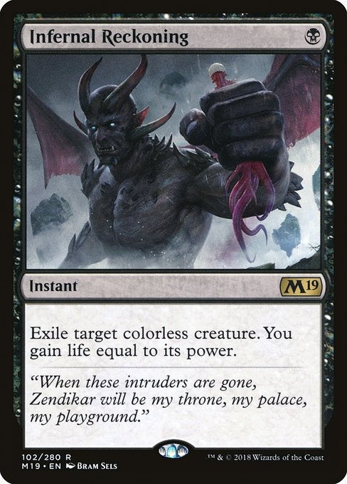 Card # 102  Infernal Reckoning Magic 19