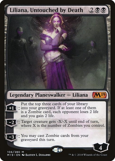 Card # 106  Liliana, Untouched by Death Magic 19