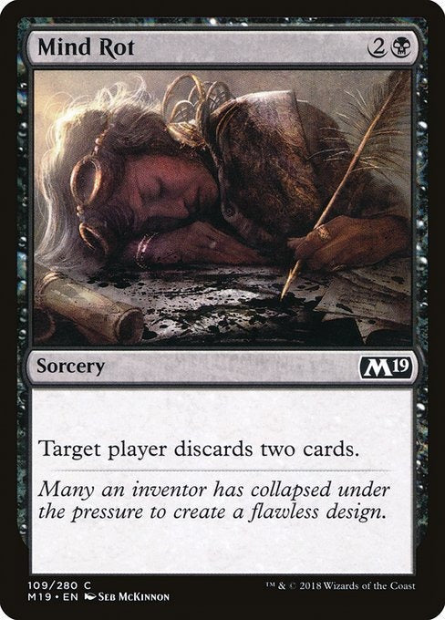 Card # 109  Mind Rot Magic 19