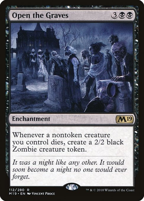 Card # 112  Open the Graves Magic 19